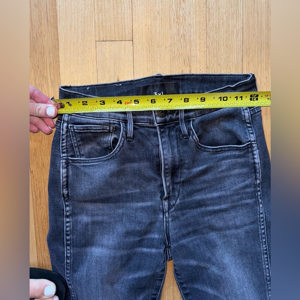 3x1 Dark Gray Women's Skinny Jeans | Size: 24 - Picture 2 of 7